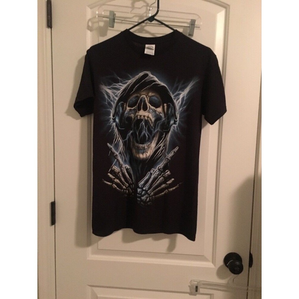 Delta Pro Weights Grim Reaper Adult Unisex Graphic Short Sleeve T-Shirt Size S